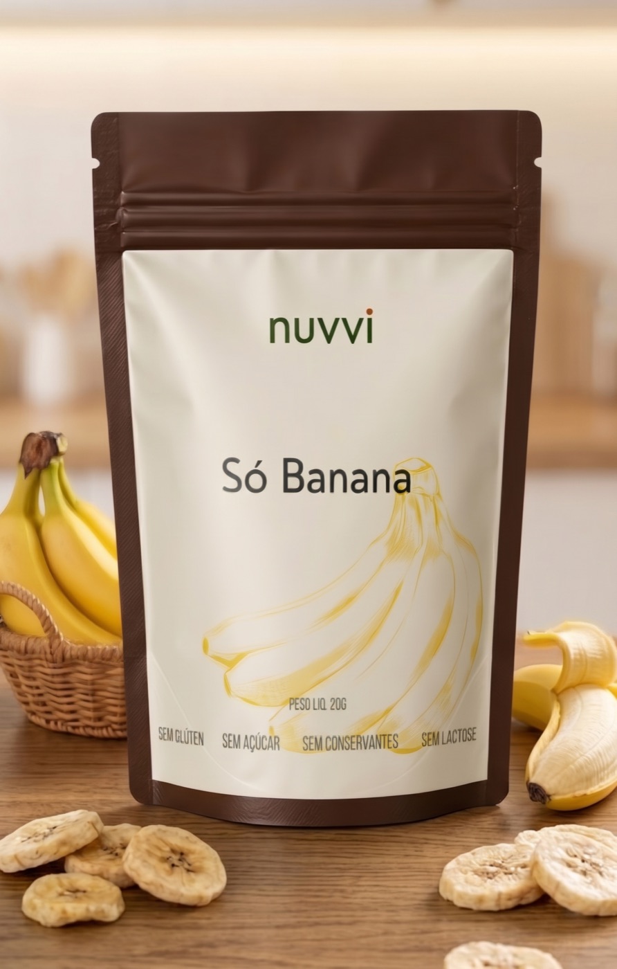 Embalagem Nuvvi Só Banana